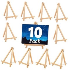 10 Pack 9 Inch Wood Easels,Art Craft Painting Easel,Table Top Easels for