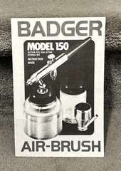 Vintage Badger Professional Air Brush Set Model 150 Complete W/Box