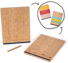 small foot Board Set Educate, Wood, Learn Writing Exercises, for Kids Aged 5+ Ye