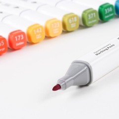 48color Alcohol Markers Double Tipped Colouring Drawing pens School Kid Gift