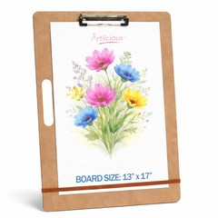 Drawing Board – 13 x 17 Sketch Boards with Handle for Drafting Art – Portable…
