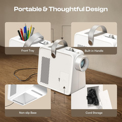 S1 LED Art Projector for Tracing, Enlarge Images 2.5X-11X up to 80″, Portable Dr