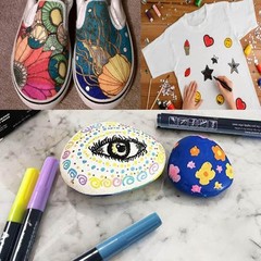 Acrylic Paint Pens for Rock Painting – Set 1 Count (Pack of 24), [Multiple]