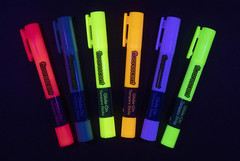 Glide-On Tempera Paint Sticks, 6 Assorted Fluorescent Colors, 5 Grams, 6 Count