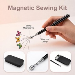 Magnetic Pickup Tool for Sewing Pins and Needles, Telescopic Handle and Metal…