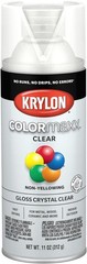 COLORmaxx Gloss Crystal Clear Acrylic Spray Paint, 11oz – Ideal for DIY Projects