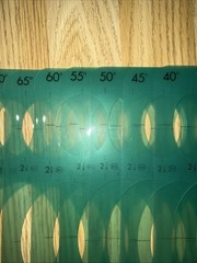 Alvin Ellipse Templates Large Series 2 1/8” – 4” Set of 14 Templates for Stencil