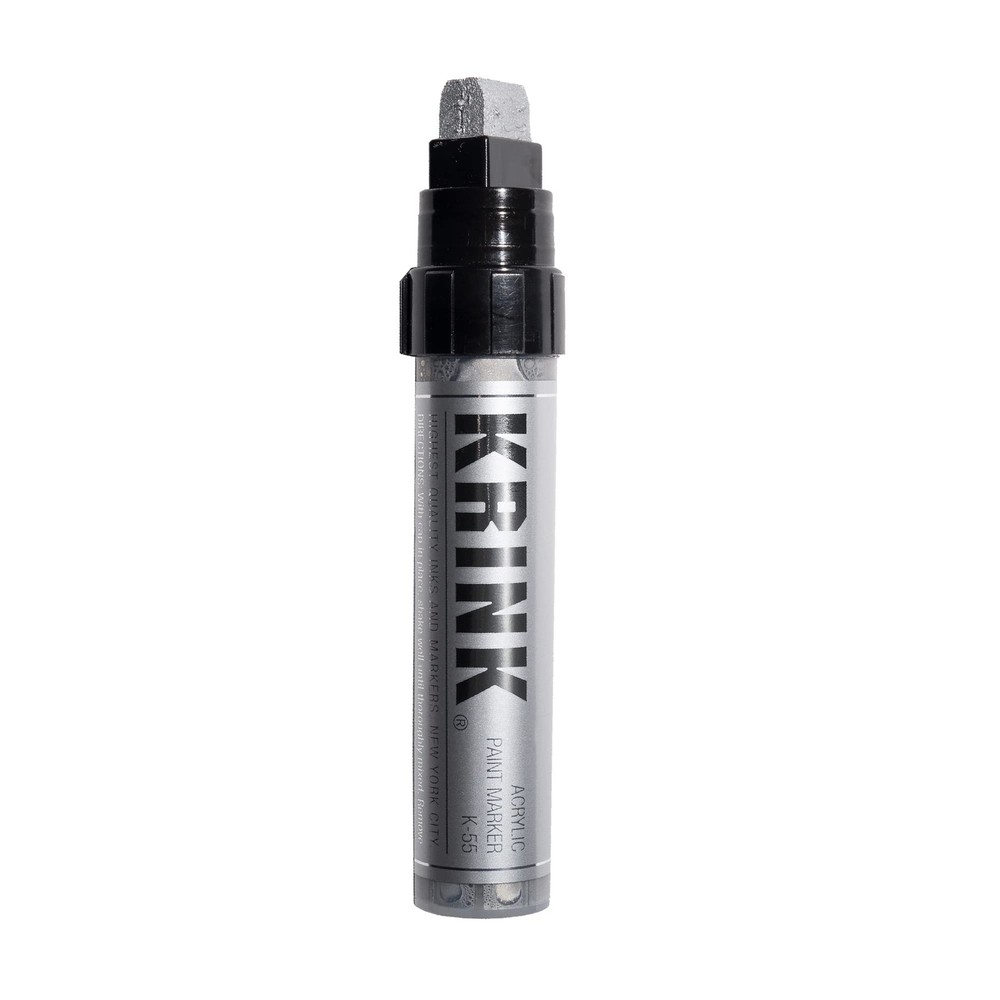 K-55 Silver Paint Marker – Vibrant and Opaque Art Acrylic Paint Pens for Smoo…