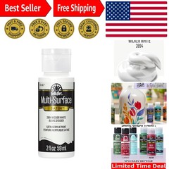 Quick-Dry Wicker White Acrylic Paint 2 oz – Ideal for Indoor & Outdoor Creations
