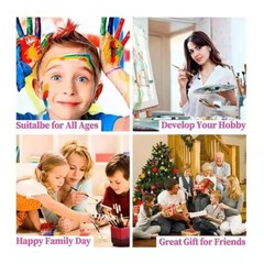 Eiazuiks Paint by Number for Adults. Christmas Paint by Numbers for Adults Begin