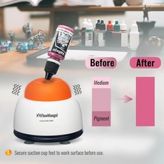 Vortex Mini 3000 Paint Shaker for Airbrush Acrylic Paint, Miniature Model Paint