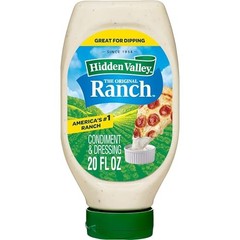 Easy Squeeze Original Ranch Salad Dressing and Topping, 20 Ounce Bottle 20 Oz
