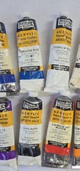 Assorted Acrylic Paints Partially Used Lot 35 Please Read Description
