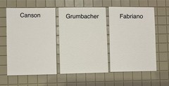 100 ACEO Cards ~ Blank 140 lb Watercolor Paper ~ 2.5 x 3.5 White ~ Grumbacher