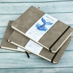 Watercolor Sketchbook Journal White 24 Sheets 5×8 Inches 140 lb Travel