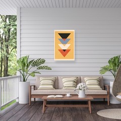 Trademark Fine Art Outdoor Canvas Art – Jay Stanley ‘Minimal Abstract Shapes …