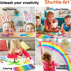 15 Count Tempera Paint Sticks – Vibrant Washable Colors for Kids’ Creativity