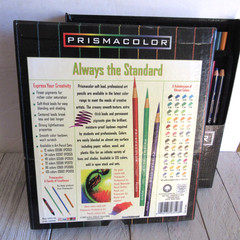 48 Color Set Prismacolor Professional Quality Soft Thick Lead Pencils 1999 USED
