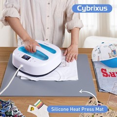 0.34 Inch Thick Heat Press Mat Silicone 16×20 Double Sided Use 500C/937F Craft