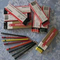 SCHWAN-STABILO ALL MARKING WIPE-OFF MARKING PENCILS ~ choice of colors ~vintage