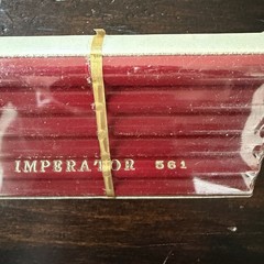 Vintage 12 Pack Richard Best IMPERATOR 12 Colored Pencils Thick Soft Leads 561