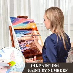 Paint by Numbers for Adults – DIY Adult Paint by Number Kits Pack on Canvas Suns