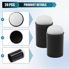 20 Pcs Finger Sponge Daubers,Finger Painting Sponge Craft Drawing Sponge2412