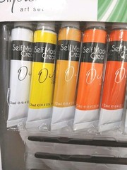 17 Pc Oil Paint Art Set w 4 Taklon Paint Brushes + Art Palette Value Professiona