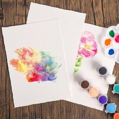 30 Sheets 100 Cotton Watercolor Paper 6×8 Inch 140lb 300gsm Cold Press Art
