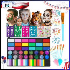 Face Painting Kit for Kids 42 Colors Non Toxic Water Activated Party Set
