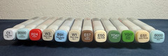 SET OF 12 COPIC VARIOUS INKS REFILLS BRAND 10 NEW SEALED