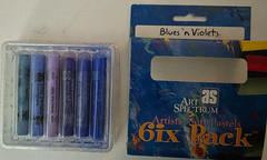 “Art Spectrum” Blues n Violets Soft Pastels 6pk Artist Grade – Lightfast