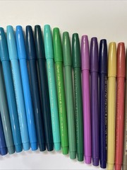Vintage PENTEL 36 Colors Pens Fine Point Marker Set Original S360-36 Taiwan Rare