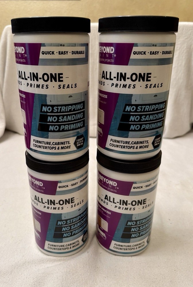 BEYOND PAINT Refinishing Paint Bright White Interior/Exterior Water-Based 1 qt.