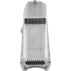 Polished Aluminum Stock Oil Pan for Small Block Chevy – Model R8442