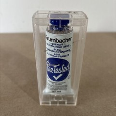 French Ultramarine Blue Grumbacher – GENUINE- VINTAGE oil paint 1.25 Fl Oz