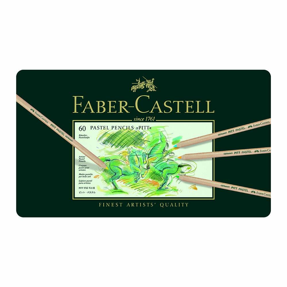 Faber-Castell Pitt pastel colored pencils 60 color set canned 112160 [Japan gen