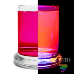 Fire Red UV Reactive Water Dye Intense Glow with Blacklight!!