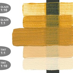 Heavy Body Acrylic Color Paint 5 Oz. Tube Professional Artist Yellow Ochre