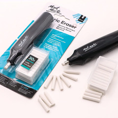 Electric Eraser, Includes 30 Eraser Refills. Suitable for Use with Graphite P…