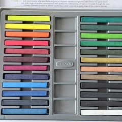 Derwent Inktense Blocks Set of 24 Water Soluble Ink Sticks Tin Preowned
