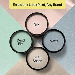 Non-Toxic Black Glitter for Paint – Fine Additive for Stunning Walls [100g]