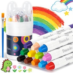 Finenolo 24 Colors Twist Crayons for Kids School