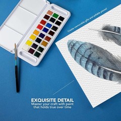 Daler-Rowney 24-Piece Watercolor Travel Set – Ultimate Painting Experience