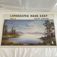 1983 LANDSCAPES MADE EASY VOL 15 BY SUSAN SCHEEWE OIL LANDSCAPES PAINT Vintage