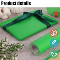 Green Kraft Paper Roll 17″ 32.8 ft Gift Wrapping Parcel Wall Art Crafts Bulletin