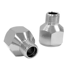 2X Airbrush Air Hose Adaptor G1/8″BSP Male G1/4″Female Connector Compressor Q7E7