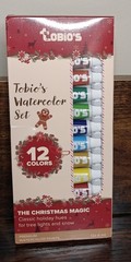 TOBIOS Watercolor Kit Limited edition The Christmas Magic holiday hues 12 colors