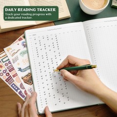 Rose Gold Legend Reading Journal Book Tracker Log 180 Reviews For Adults