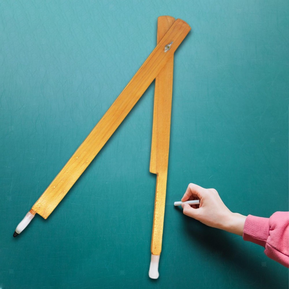Math Compass Pencil Marking Circles Scriber Teaching Compass for Teacher Aids